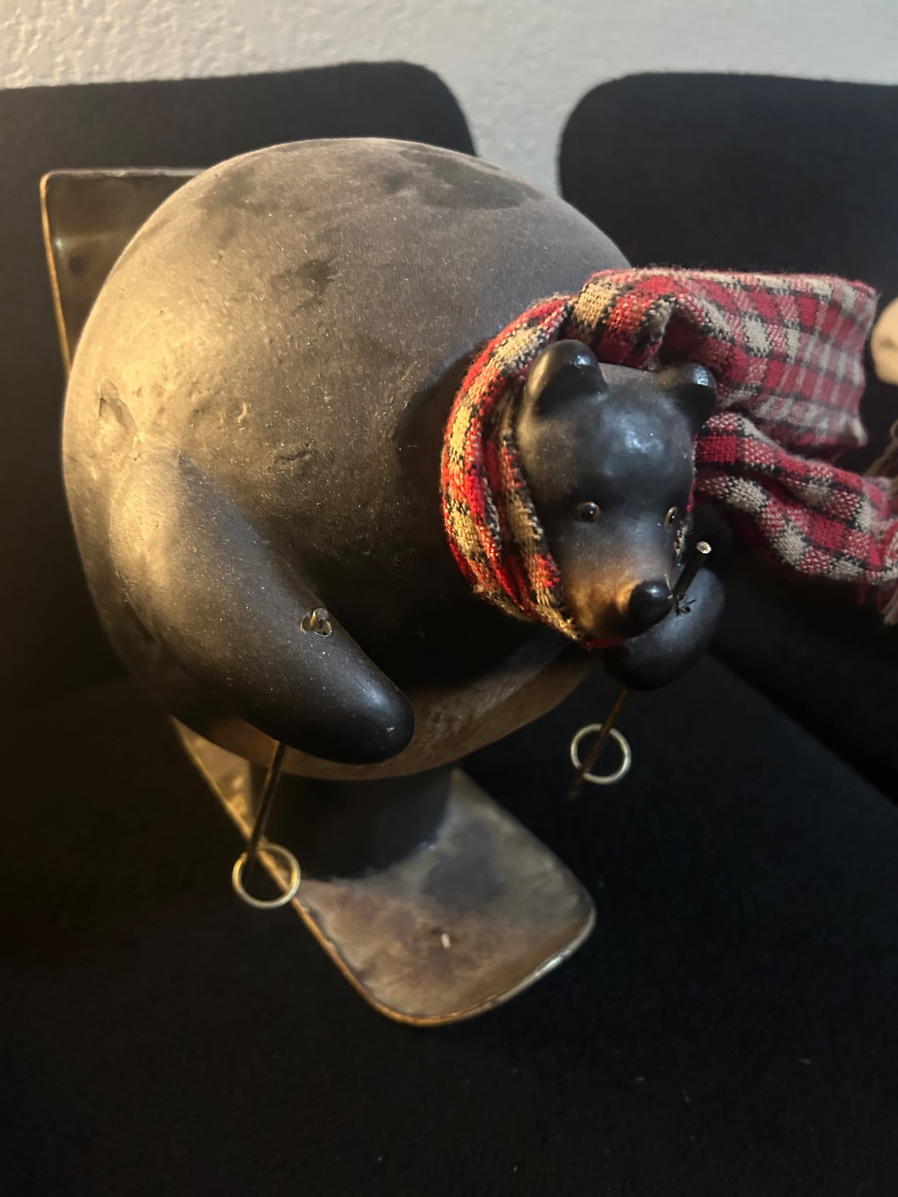 Vintage Skiing Bear