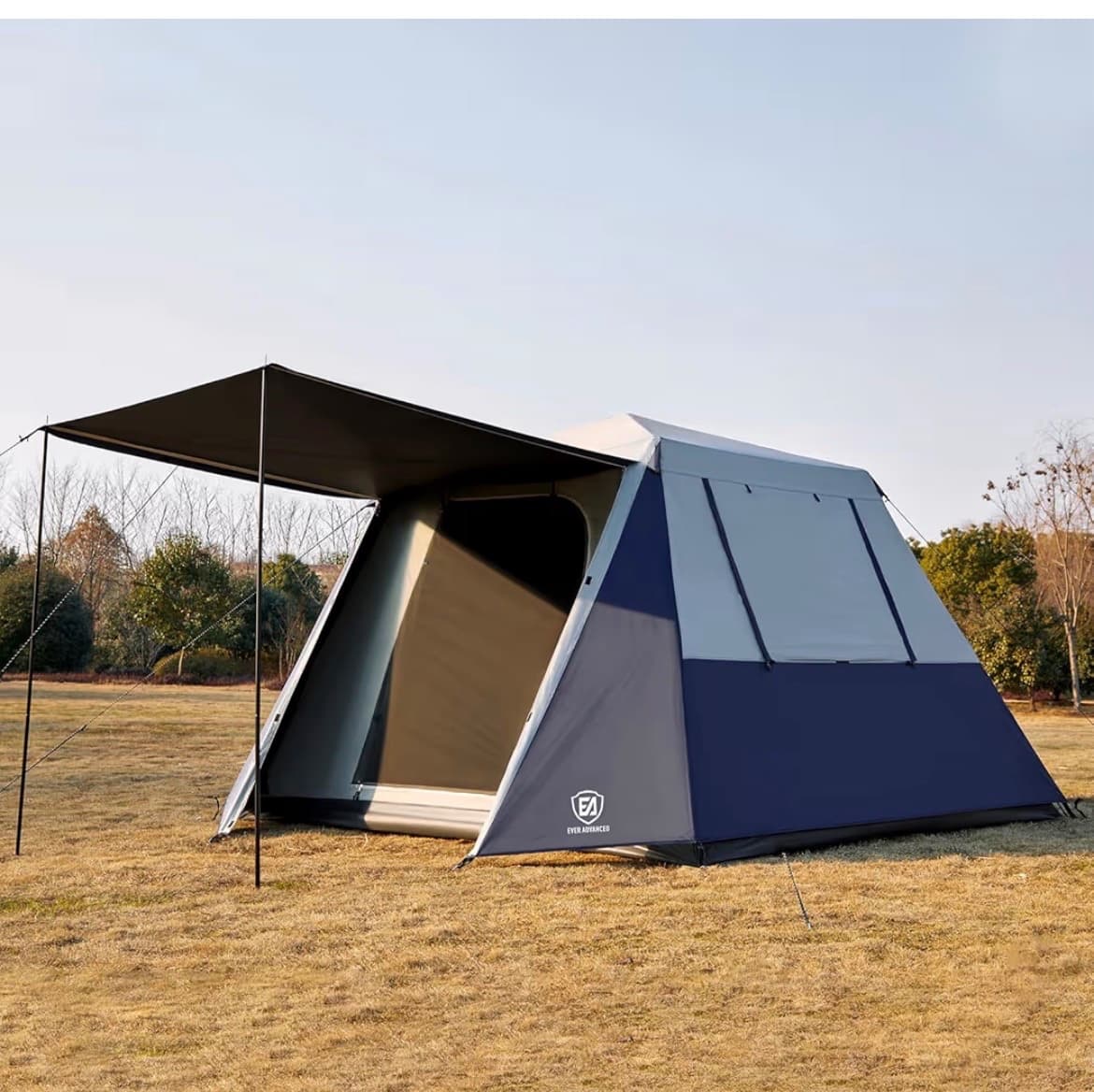 6p blackout popup tent