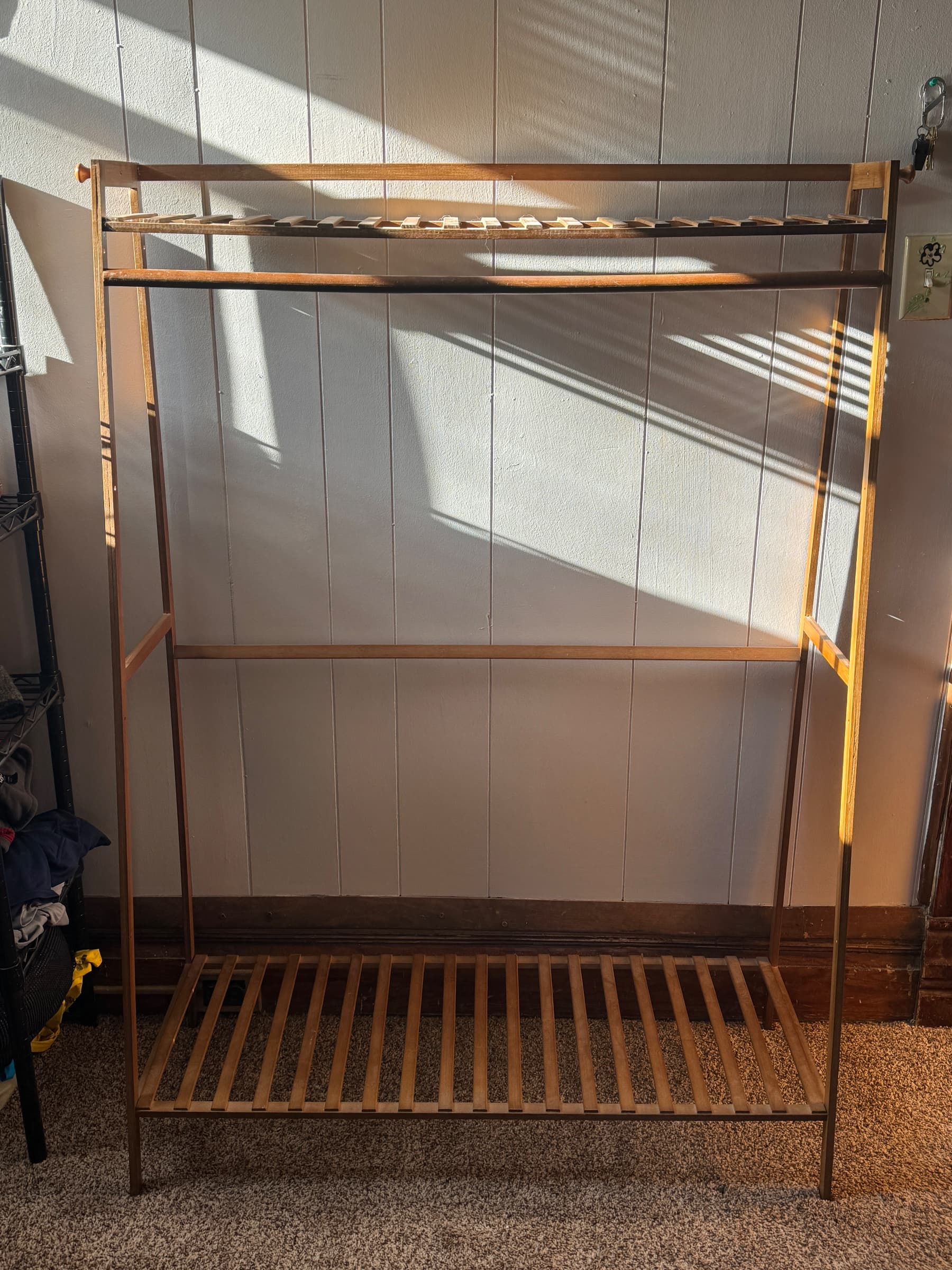 Clothing shelf